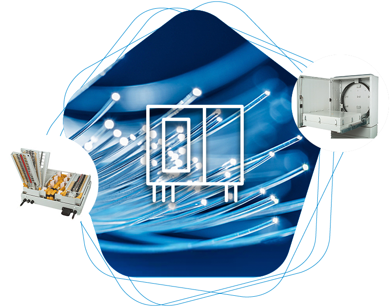 Glasfaser - Rangierverteiler, Rangiergehäuse